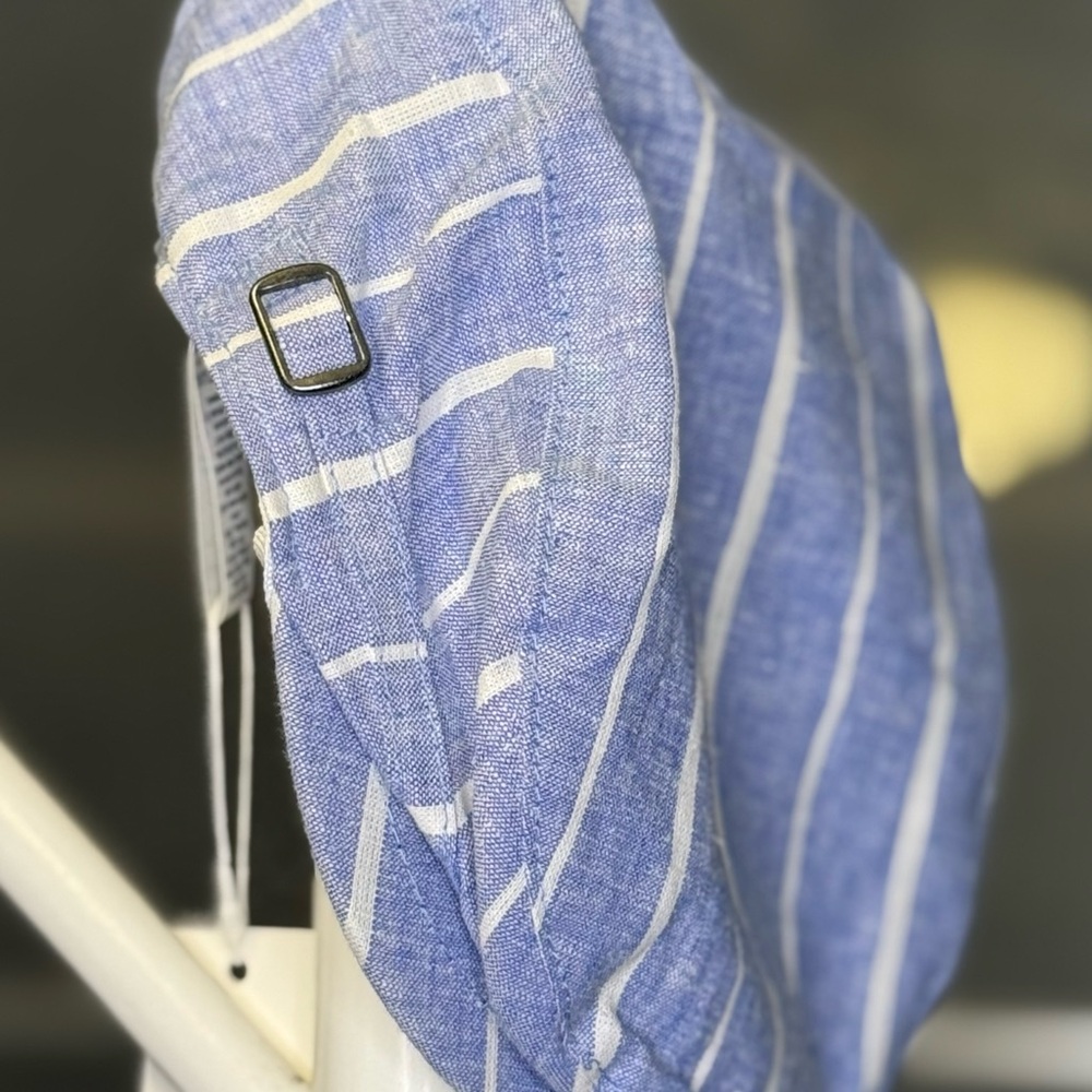 Blue Striped Toddler Hat